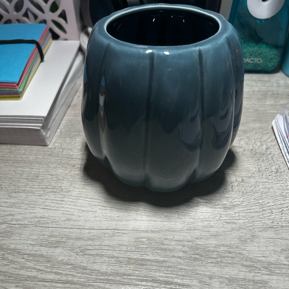 Navy pumpkin Make-up brush holder - Picture 3 of 14